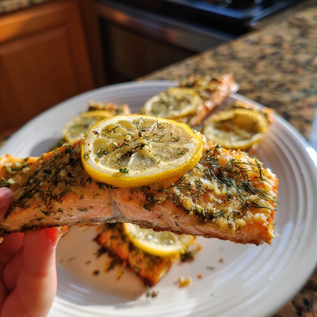 Zesty Baked Salmon with Herbs