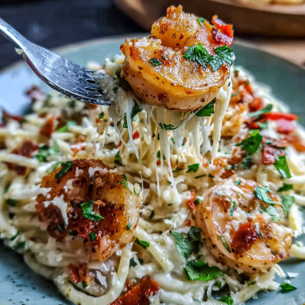 Creamy Cajun Shrimp Pasta