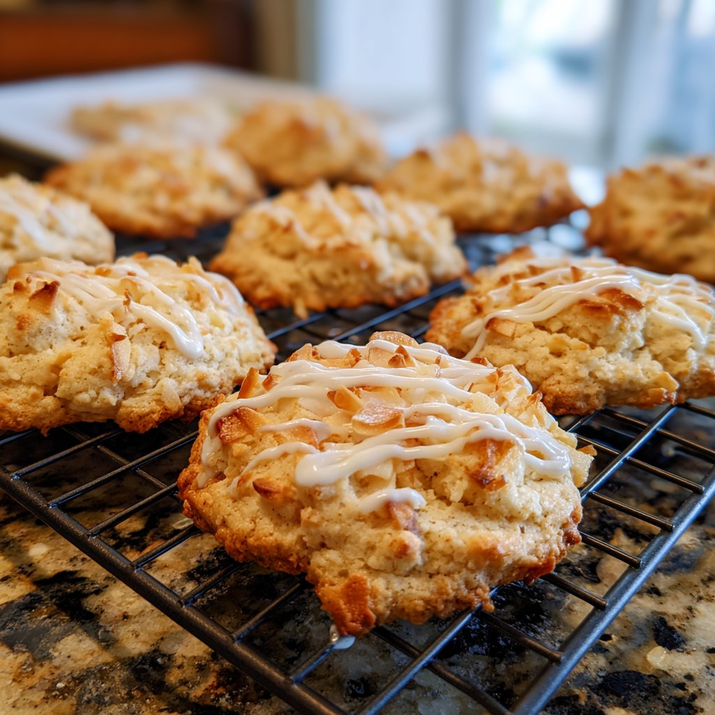 Sour Cream and Coconut Cookies