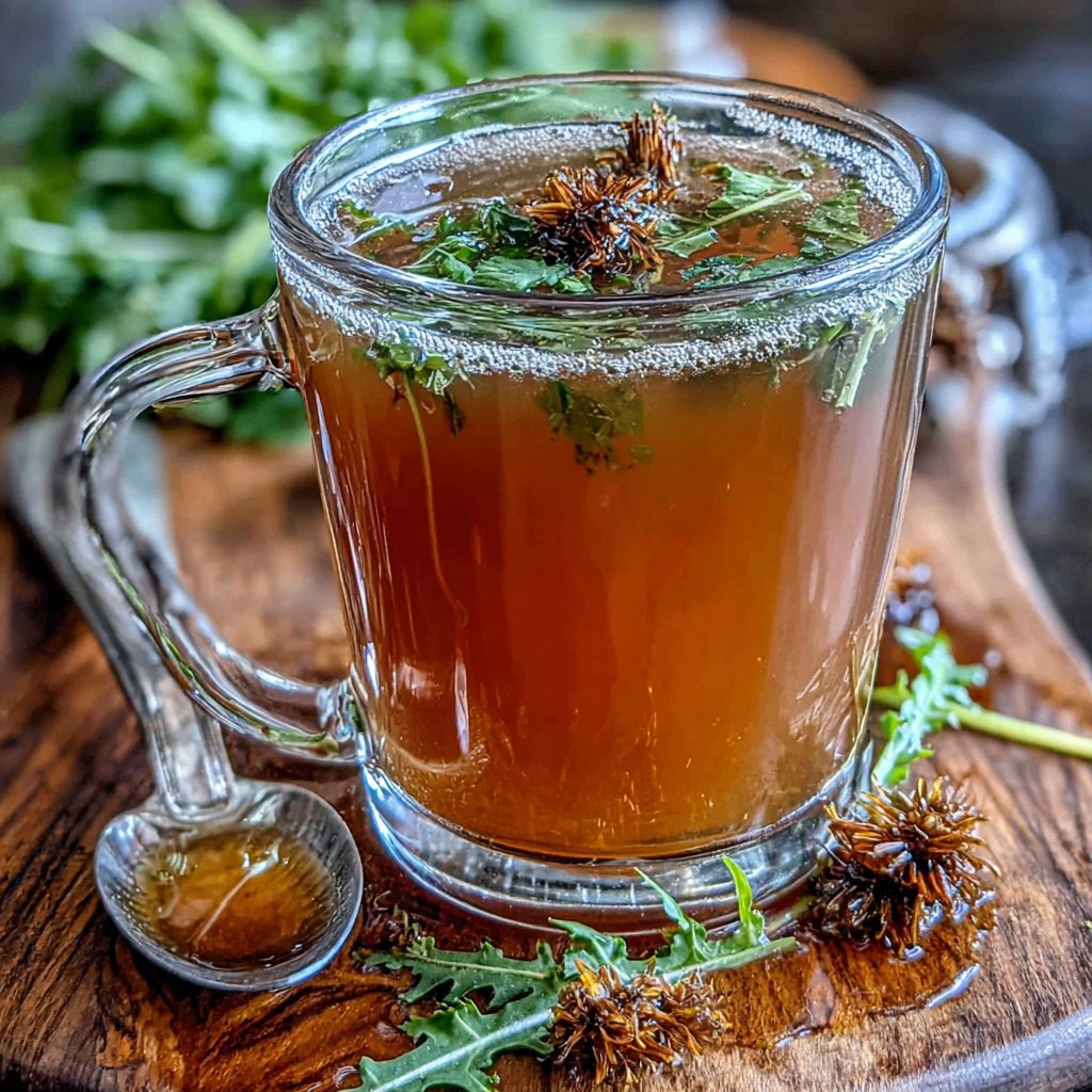 Dandelion Tea with Honey