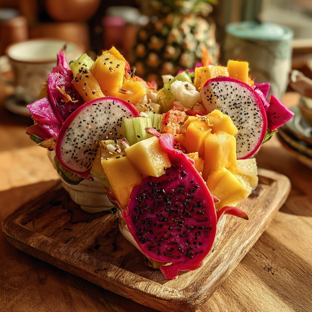 Tropical Fruit Salad Bouquets