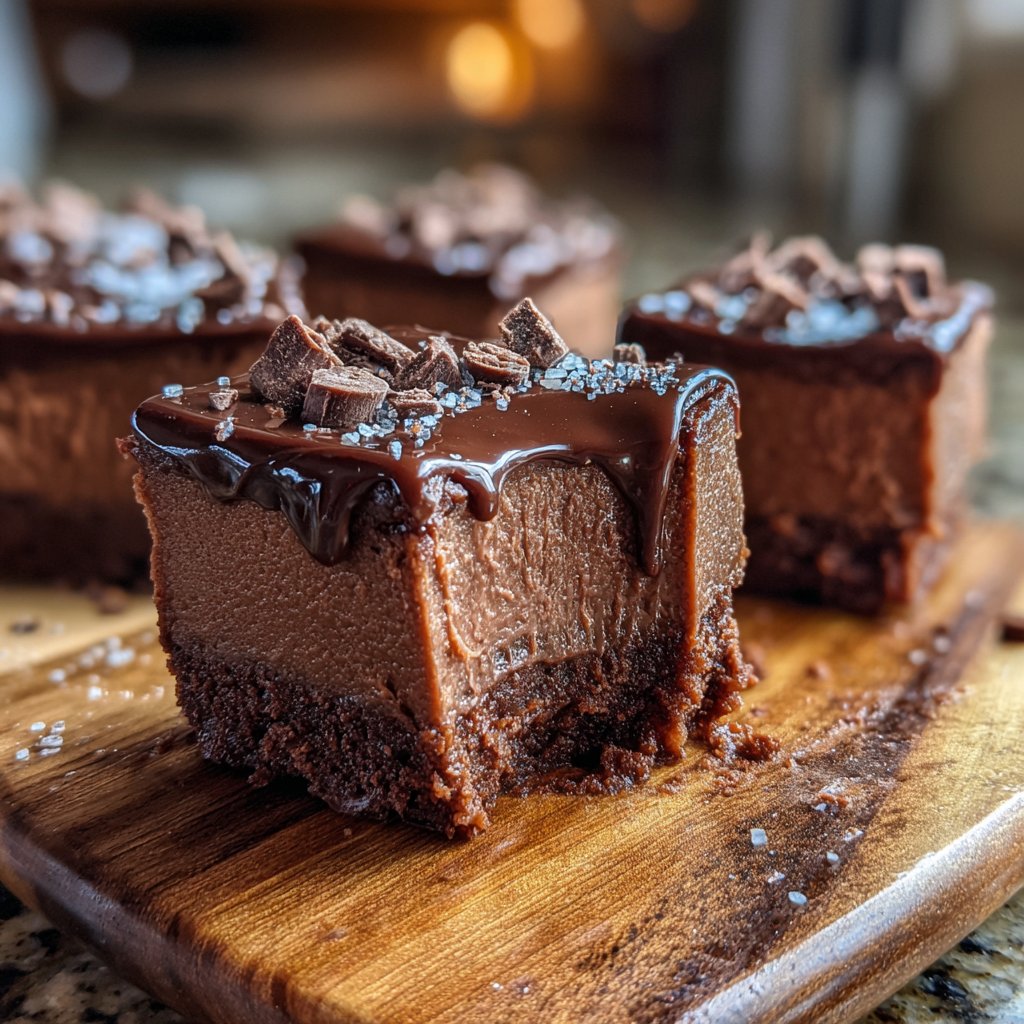 Rich Chocolate Cheesecake Bites