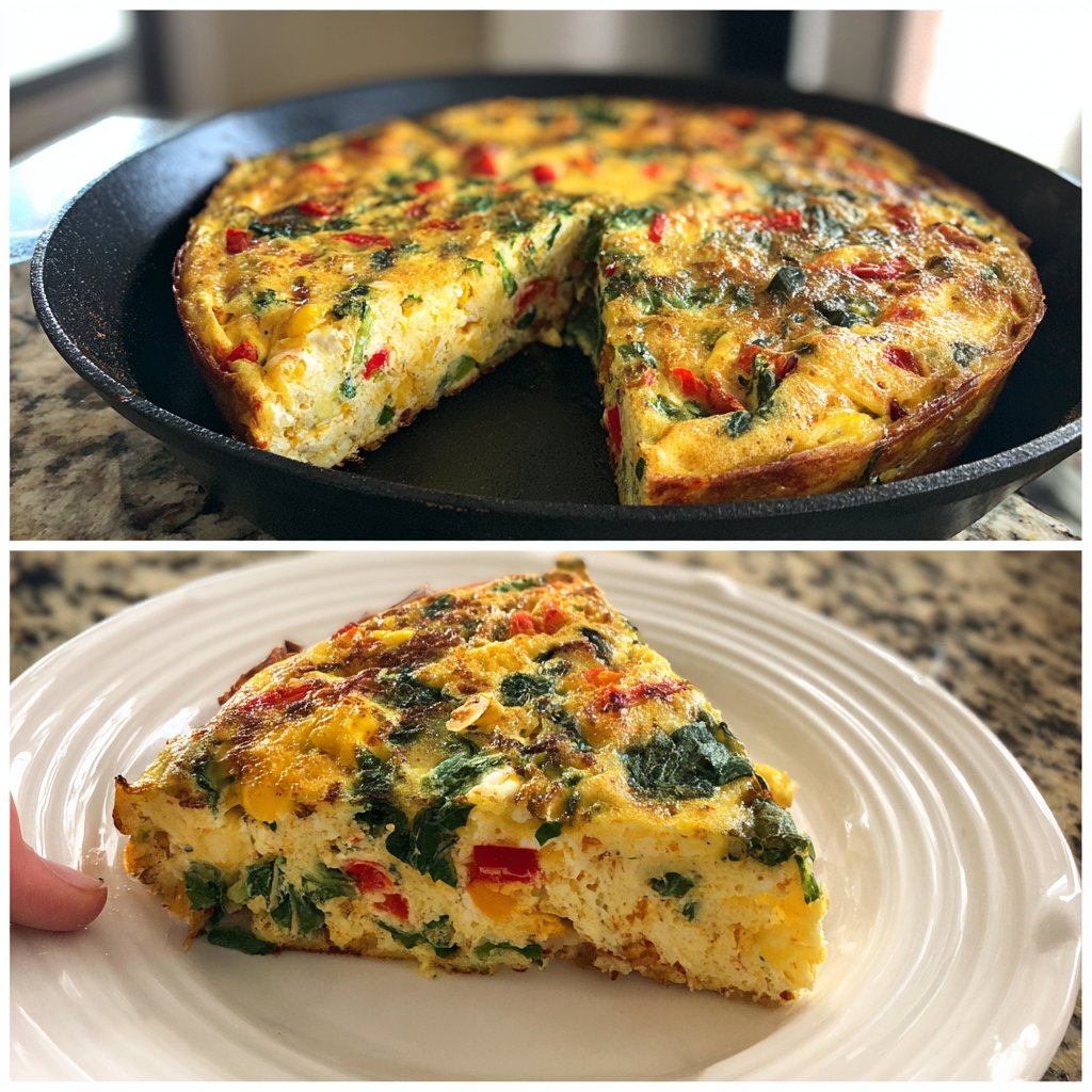 Quick and Easy Veggie Frittata