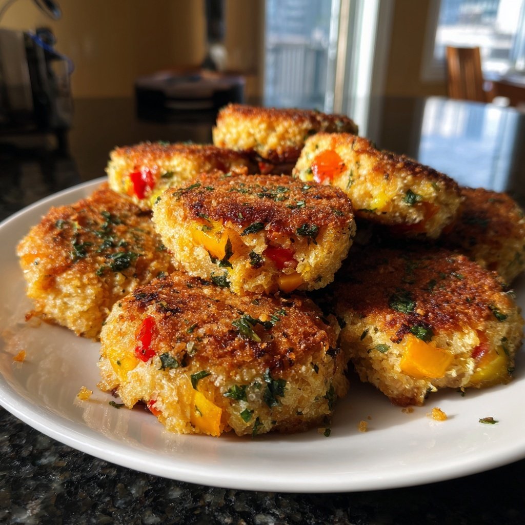 Crunchy Salmon and Vegetable Patties
