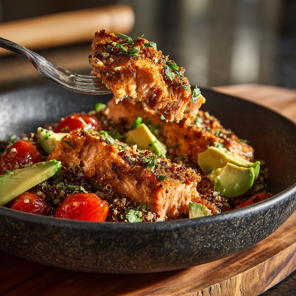 Savory Salmon and Quinoa Bowl