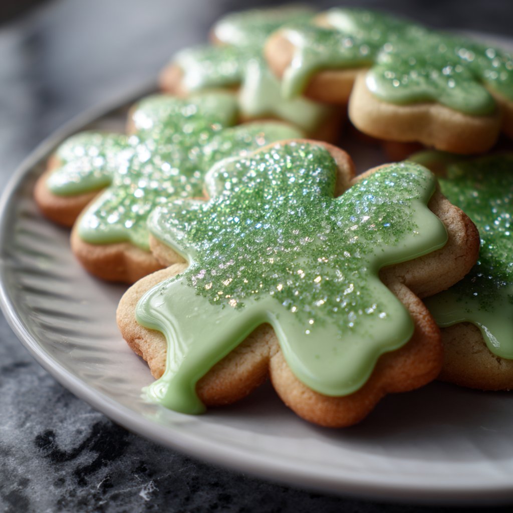 Shamrock Sugar Cookies