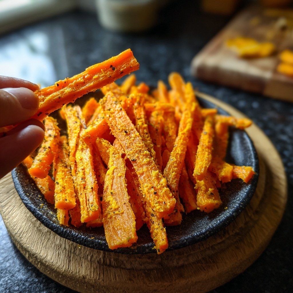 Ginger Garlic Carrot Sticks